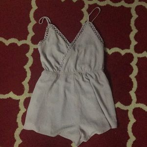 Toni size XS lavender romper. Like New